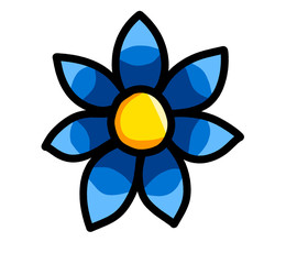 Cute Blue Flower