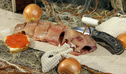 tasty fish after a successful fishing trip