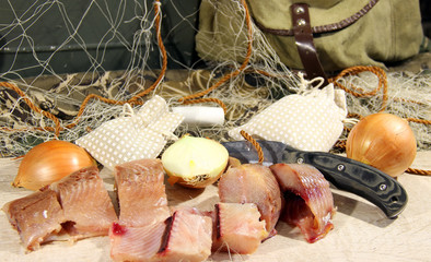 tasty fish after a successful fishing trip