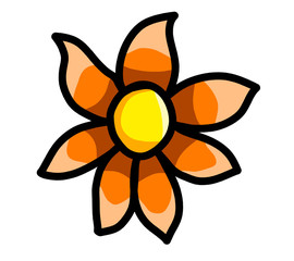 Cute Orange Flower