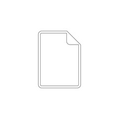 Document. flat vector icon