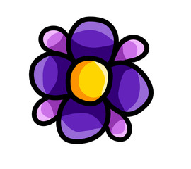Cute Purple Flower