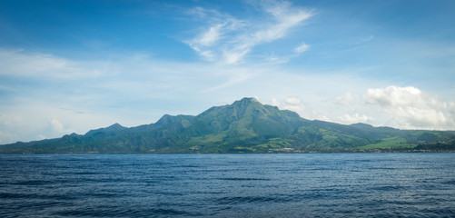 Volcano Mount Pelée on Martinique