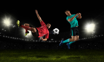 Football player in action © Andrey Burmakin