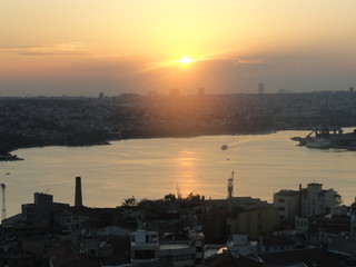 Sonnenuntergang am Goldenen Horn