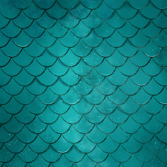 Turquoise Mermaid Scale Texture