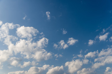 blue sky white clouds