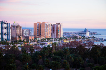 Obraz premium Malaga view from Alcazaba