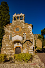 Fototapeta na wymiar View on the Chapel of the Holy Spirit in Gorizia, Friuli Venezia Giulia - Italy