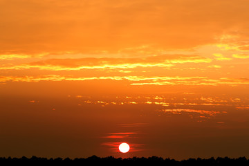 Beautiful morning sky.