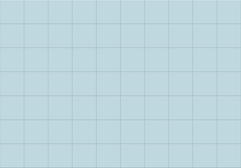 Simple light blue square ceramic mosaic tiles texture background.