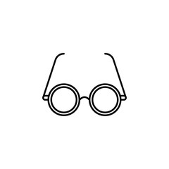 glasses, optical icon. Element of education illustration. Signs and symbols can be used for web, logo, mobile app, UI, UX