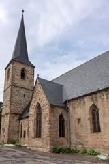 Fototapeta na wymiar St.-Severi-Stadtkirche in Blankenhain, Thüringen, Deutschland