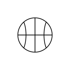 basketball, ball,  sport icon. Element of education illustration. Signs and symbols can be used for web, logo, mobile app, UI, UX