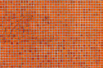 mur de petites briques coloré