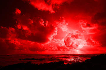 Red moon