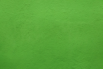 Obraz premium Green painted stucco wall. Background texture.
