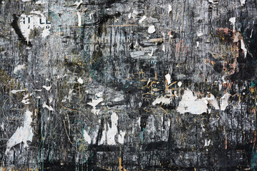 Abstract torn posters with space for text