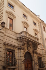 Obraz premium facades of houses in rome