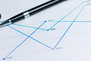 Many charts and graphs reflect the company's concept of data collection and statistical performance in the past year.