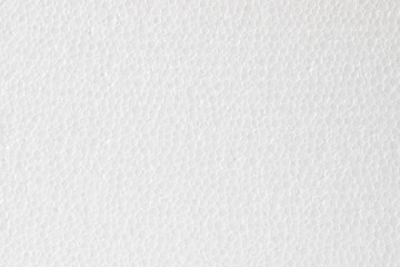 white Polystyrene foam background and texture.