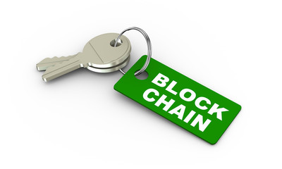 3d block chain keychain