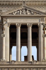 Naklejka premium Altare della Patria, Venice Square, Rome, Italy 