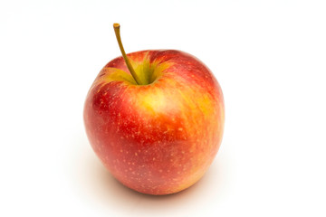 red apple isolated on white background