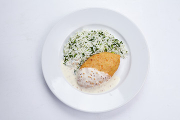 cutlet with rice