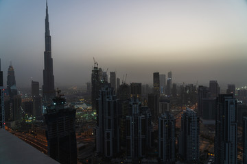 Fototapeta na wymiar Dubai skyline city, United arabic emirates, travel photography 2019