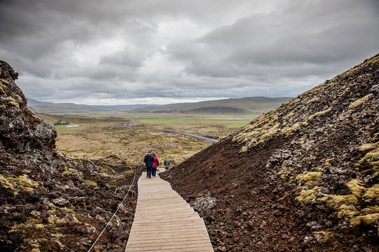 Grabrokarfell crater, Iceland