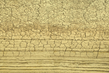 texture of dried soil, desert.