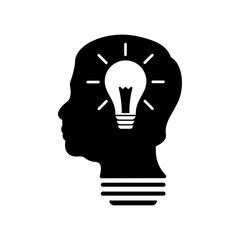 idea head bulb icon