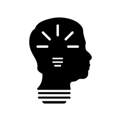 idea head bulb icon