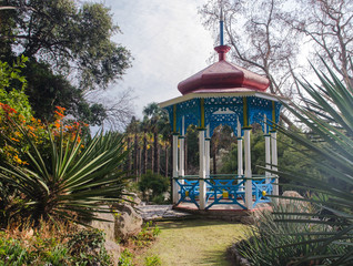 pavilion in garden