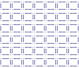 Naklejka premium seamless background of blue lines and circles on white