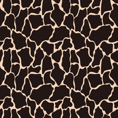 Giraffe Print Seamless Pattern - Wild animal print pattern design
