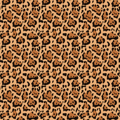 Jaguar Print Seamless Pattern - Wild animal print pattern design
