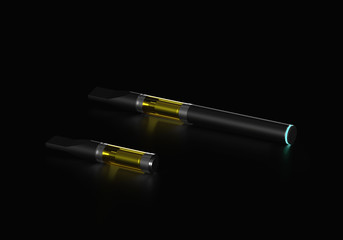 Medical Marijuana Cannabis Vape Pen and Replacement Cartridge