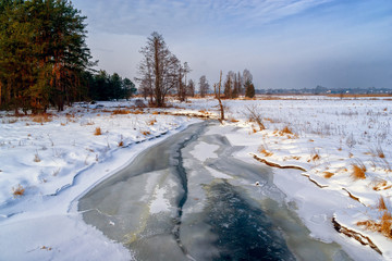 Zima na Podlasiu - Dolina Górnej Narwi