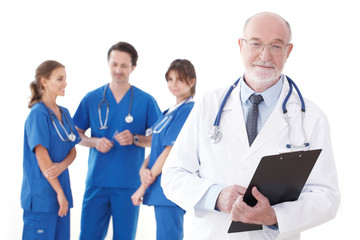 Team of doctors and nurses