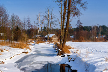 Zima na Podlasiu - Dolina Górnej Narwi