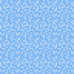 Pixels Seamless Pattern - Blue pixelated pattern design