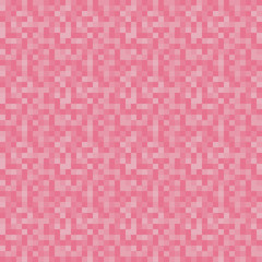 Pixels Seamless Pattern - Pink pixelated pattern design