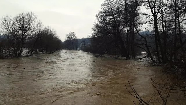 Large River Flood - (4K)
