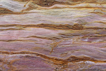 The sandstone texture background. Tubkaek Beach in Krabi, Southern  Thailand