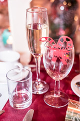 Wedding drink glasses