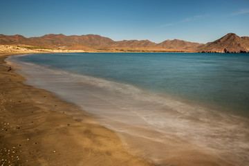 Los Genoveses beach. San Jose. Natural Park of Cabo de Gata. Spain.