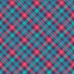 Tartan color seamless vector pattern