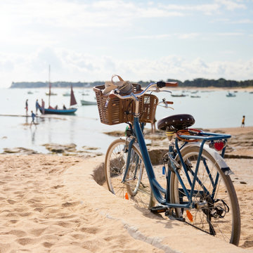 Vélo sur les plages de France